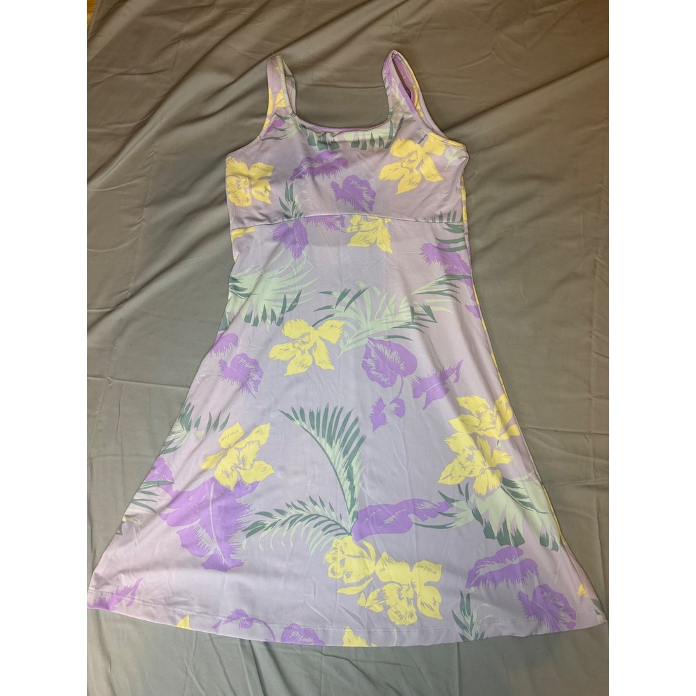 Columbia PFG Freezer III Dress Womens Medium Lavender Floral Stretch Gorpcore - Picture 10 of 10